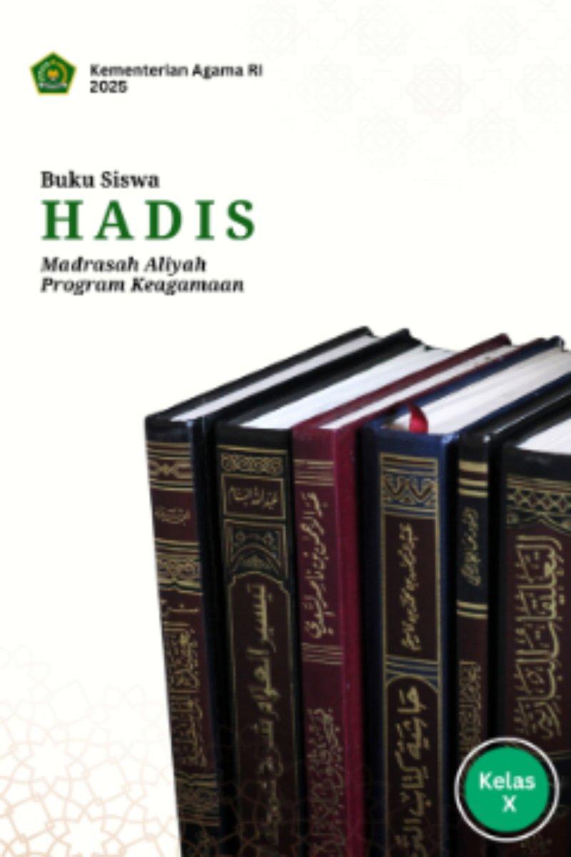 Buku Siswa Hadis (Arab) MA Kelas X