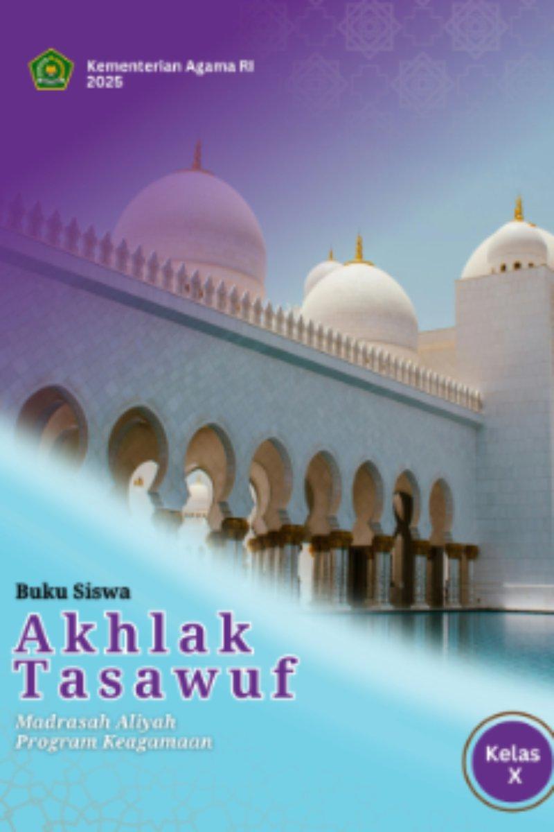 Buku Siswa Akhlak Tasawuf (Arab) MA Kelas X