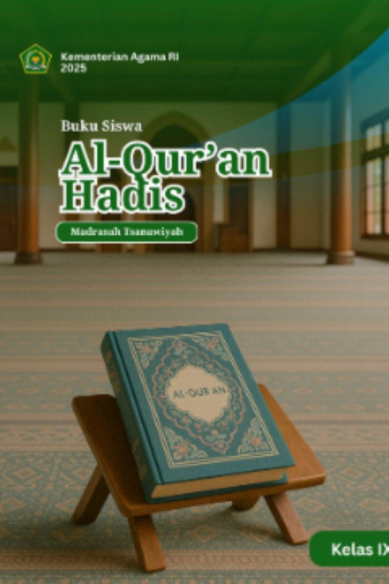 Buku Siswa Al-Quran Hadis Kelas IX